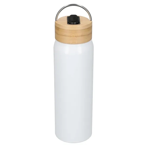 Billy 26oz ECO Aluminum Bottle w/ FSC® Bamboo Lid - Billy 26oz ECO Aluminum Bottle w/ FSC® Bamboo Lid - Image 10 of 38