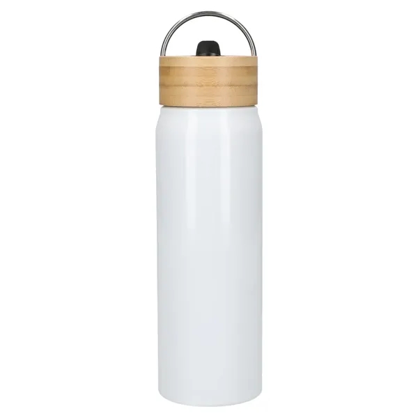 Billy 26oz ECO Aluminum Bottle w/ FSC® Bamboo Lid - Billy 26oz ECO Aluminum Bottle w/ FSC® Bamboo Lid - Image 11 of 38