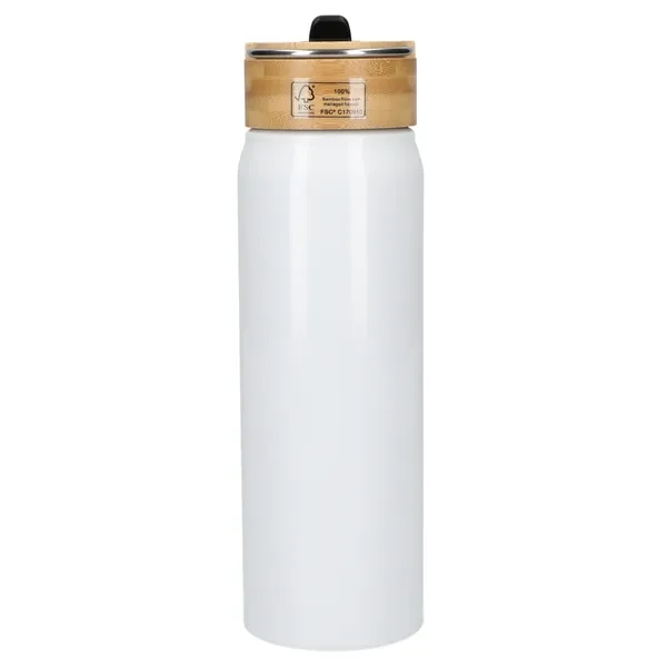 Billy 26oz ECO Aluminum Bottle w/ FSC® Bamboo Lid - Billy 26oz ECO Aluminum Bottle w/ FSC® Bamboo Lid - Image 12 of 38