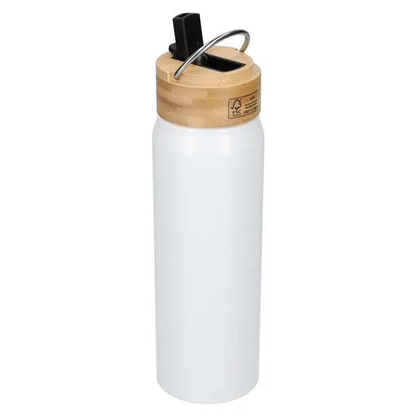 Billy 26oz ECO Aluminum Bottle w/ FSC® Bamboo Lid - Billy 26oz ECO Aluminum Bottle w/ FSC® Bamboo Lid - Image 13 of 38