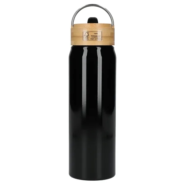 Billy 26oz ECO Aluminum Bottle w/ FSC® Bamboo Lid - Billy 26oz ECO Aluminum Bottle w/ FSC® Bamboo Lid - Image 24 of 38