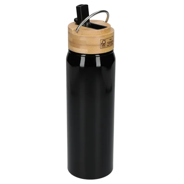Billy 26oz ECO Aluminum Bottle w/ FSC® Bamboo Lid - Billy 26oz ECO Aluminum Bottle w/ FSC® Bamboo Lid - Image 25 of 38