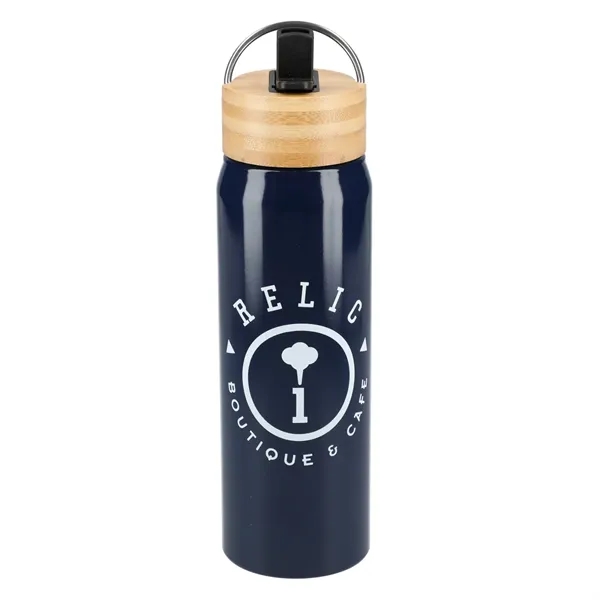 Billy 26oz ECO Aluminum Bottle w/ FSC® Bamboo Lid - Billy 26oz ECO Aluminum Bottle w/ FSC® Bamboo Lid - Image 28 of 38