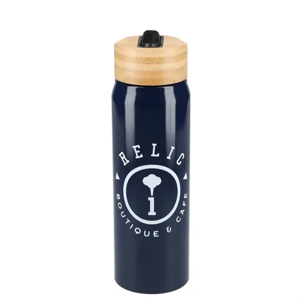 Billy 26oz ECO Aluminum Bottle w/ FSC® Bamboo Lid - Billy 26oz ECO Aluminum Bottle w/ FSC® Bamboo Lid - Image 29 of 38