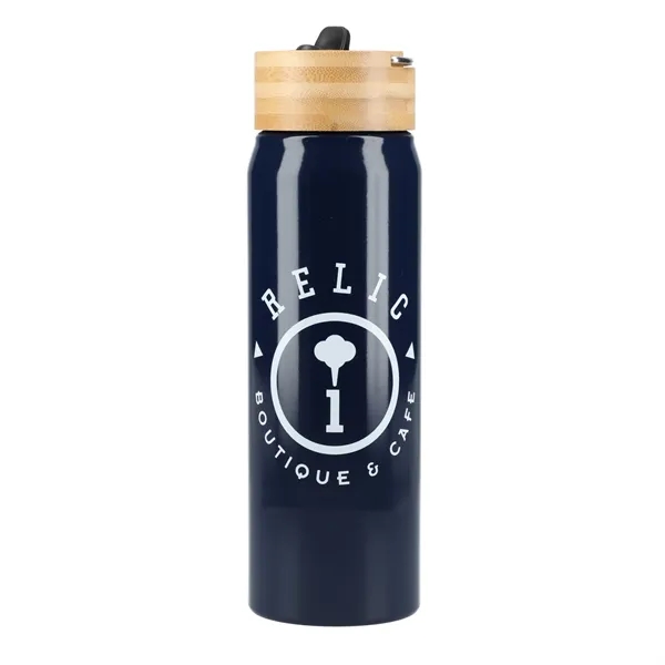 Billy 26oz ECO Aluminum Bottle w/ FSC® Bamboo Lid - Billy 26oz ECO Aluminum Bottle w/ FSC® Bamboo Lid - Image 30 of 38