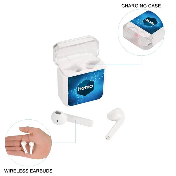 Braavos True Wireless Auto Pair Earbuds - Braavos True Wireless Auto Pair Earbuds - Image 2 of 8