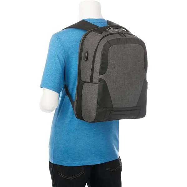 Overland 17" TSA Computer Backpack w/ USB Port - Overland 17" TSA Computer Backpack w/ USB Port - Image 7 of 9