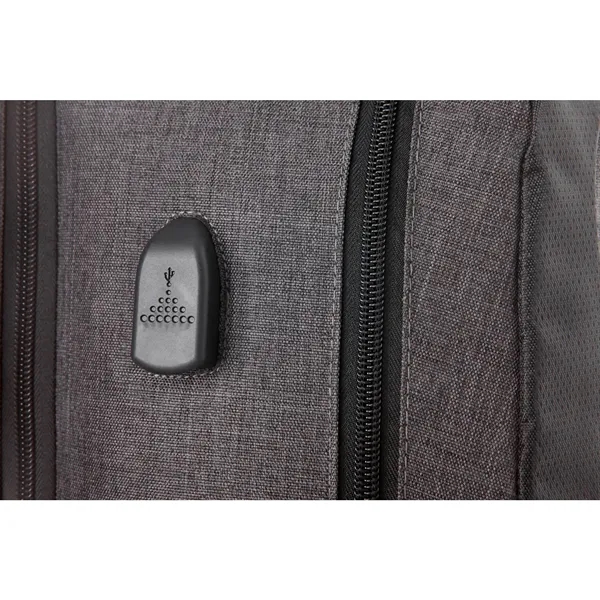 Overland 17" TSA Computer Backpack w/ USB Port - Overland 17" TSA Computer Backpack w/ USB Port - Image 8 of 9