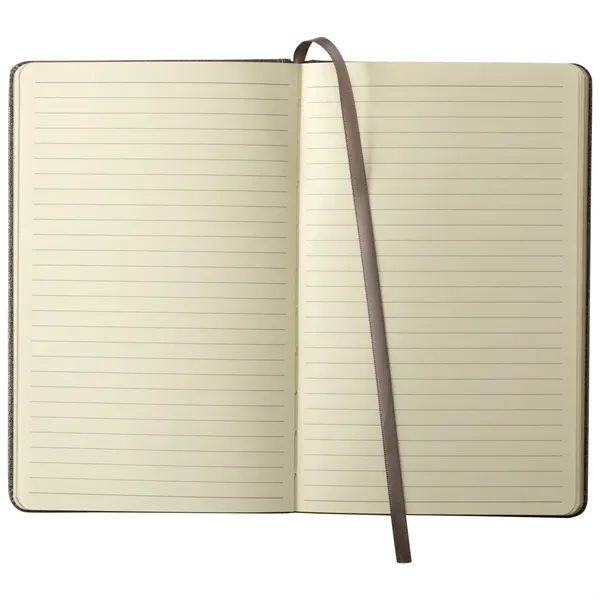 FSC® Mix 5.5" x 8.5" Heathered Hard Bound Journal - FSC® Mix 5.5" x 8.5" Heathered Hard Bound Journal - Image 4 of 6