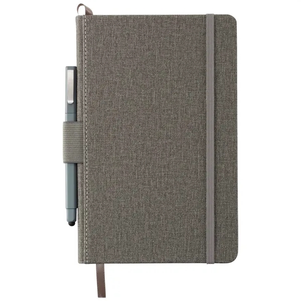 FSC® Mix 5.5" x 8.5" Heathered Hard Bound Journal - FSC® Mix 5.5" x 8.5" Heathered Hard Bound Journal - Image 2 of 6