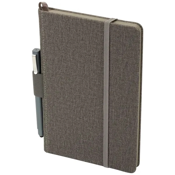FSC® Mix 5.5" x 8.5" Heathered Hard Bound Journal - FSC® Mix 5.5" x 8.5" Heathered Hard Bound Journal - Image 5 of 6