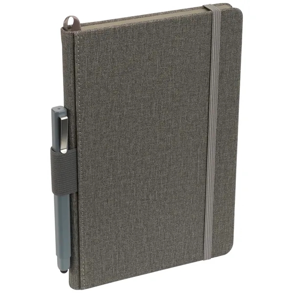 FSC® Mix 5.5" x 8.5" Heathered Hard Bound Journal - FSC® Mix 5.5" x 8.5" Heathered Hard Bound Journal - Image 6 of 6