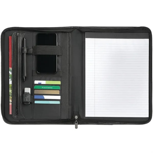 FSC® Mix Burke Zippered Padfolio - FSC® Mix Burke Zippered Padfolio - Image 1 of 1
