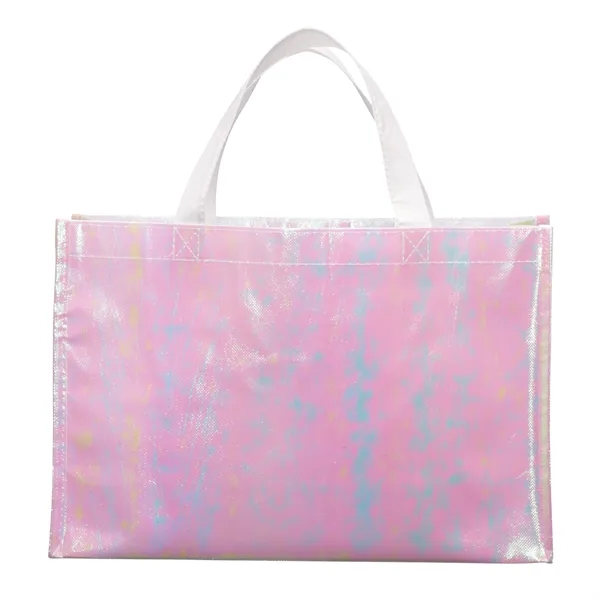 Iridescent Non-Woven Shopper Tote - Iridescent Non-Woven Shopper Tote - Image 1 of 4