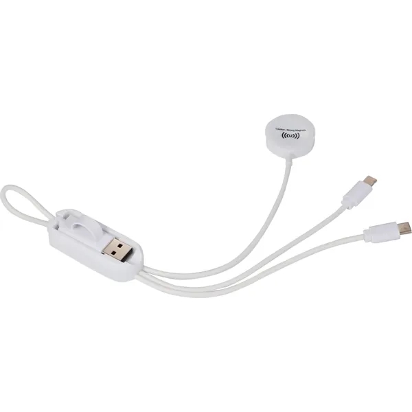 Allcord 5-in-1 Charging Cable with iWatch Charger - Allcord 5-in-1 Charging Cable with iWatch Charger - Image 5 of 13