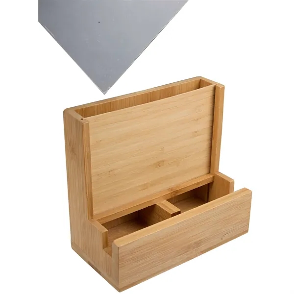 FSC® 100% Bamboo Photo Frame Desktop Organizer - FSC® 100% Bamboo Photo Frame Desktop Organizer - Image 5 of 11