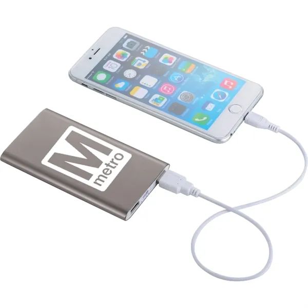 Sleek Aluminum 4000 mAh Power Bank - Sleek Aluminum 4000 mAh Power Bank - Image 1 of 9