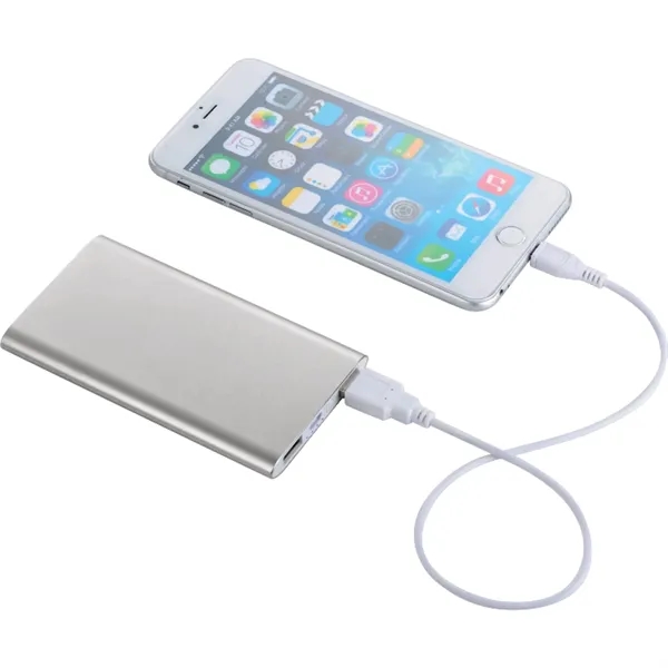 Sleek Aluminum 4000 mAh Power Bank - Sleek Aluminum 4000 mAh Power Bank - Image 9 of 9