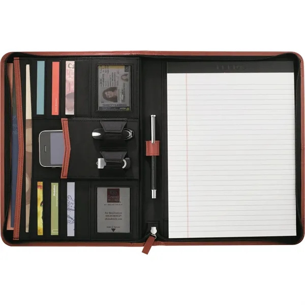 FSC® Mix Pedova™ Zippered UltraHyde Padfolio - FSC® Mix Pedova™ Zippered UltraHyde Padfolio - Image 20 of 20