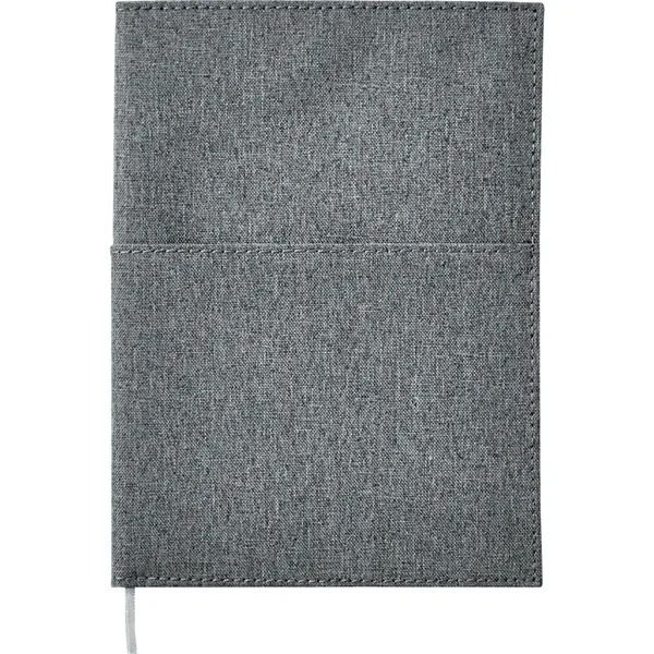 FSC® Mix 5" x 7" Canvas Pocket Refillable Notebook - FSC® Mix 5" x 7" Canvas Pocket Refillable Notebook - Image 2 of 3