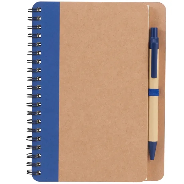 FSC® Mix 5" x 7" Eco Spiral Notebook with Pen - FSC® Mix 5" x 7" Eco Spiral Notebook with Pen - Image 5 of 14