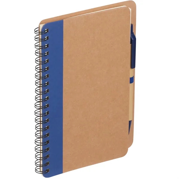 FSC® Mix 5" x 7" Eco Spiral Notebook with Pen - FSC® Mix 5" x 7" Eco Spiral Notebook with Pen - Image 7 of 14