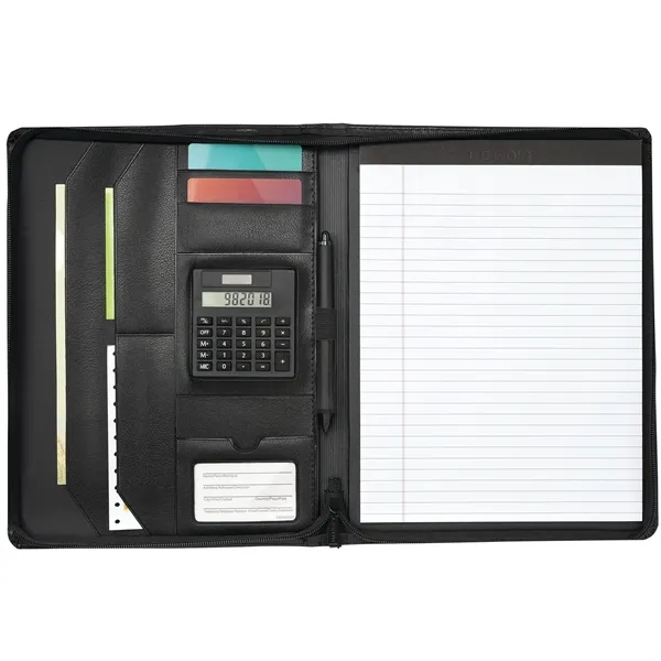 FSC® Mix Manchester Zippered Padfolio - FSC® Mix Manchester Zippered Padfolio - Image 3 of 3