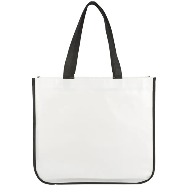 Gloss Laminated Non-Woven Shopper Tote - Gloss Laminated Non-Woven Shopper Tote - Image 5 of 10