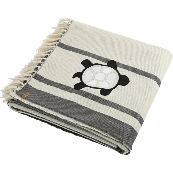 Tentree Organic Cotton Ocean Breeze Throw - Tentree Organic Cotton Ocean Breeze Throw - Image 2 of 5