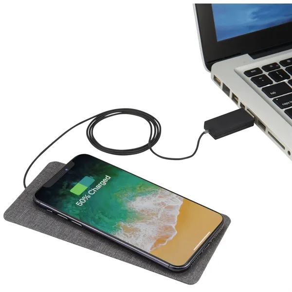Ultra Thin Fabric Wireless Charging Pad - Ultra Thin Fabric Wireless Charging Pad - Image 2 of 8