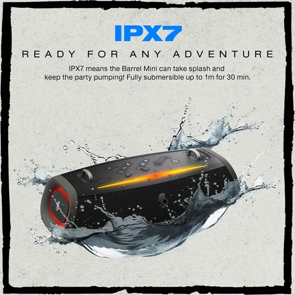 Skullcandy Barrel Mini Party Speaker - Skullcandy Barrel Mini Party Speaker - Image 6 of 11