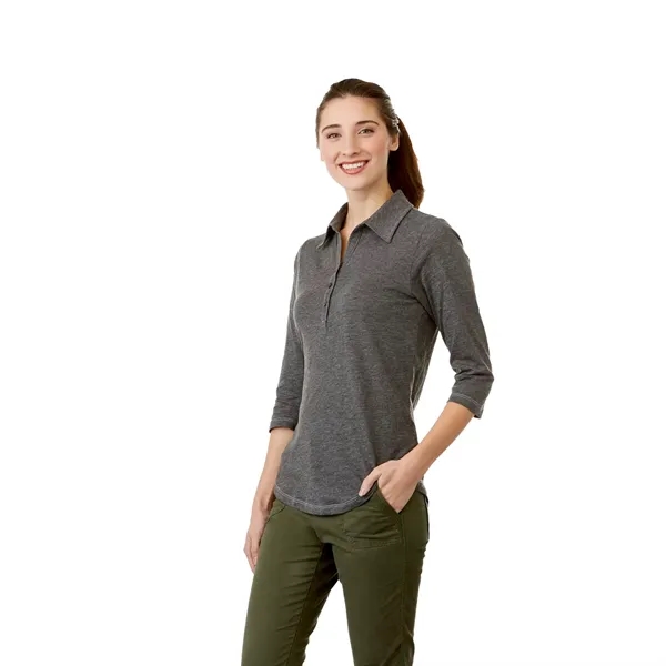Women's TIPTON Three Qtr Slv Polo - Women's TIPTON Three Qtr Slv Polo - Image 5 of 12