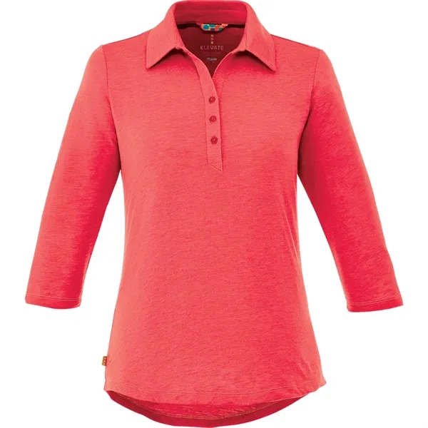 Women's TIPTON Three Qtr Slv Polo - Women's TIPTON Three Qtr Slv Polo - Image 7 of 12