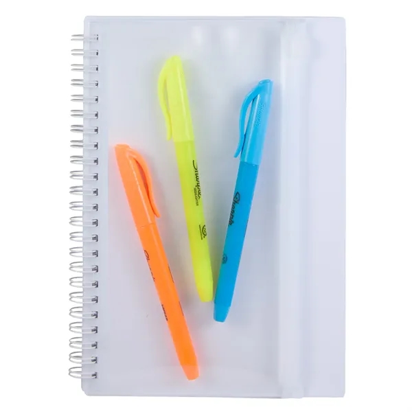 5.5" x 8.5" Spiral Notebook with Clear Pocket - 5.5" x 8.5" Spiral Notebook with Clear Pocket - Image 26 of 29