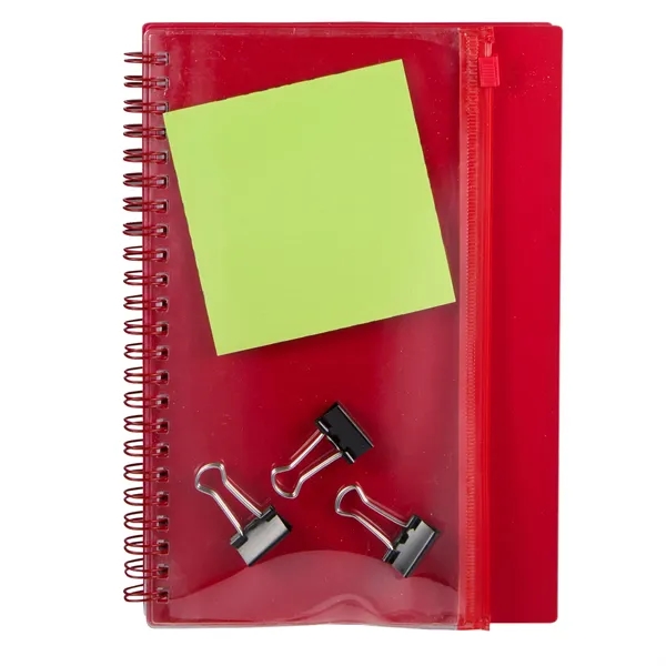 5.5" x 8.5" Spiral Notebook with Clear Pocket - 5.5" x 8.5" Spiral Notebook with Clear Pocket - Image 20 of 29