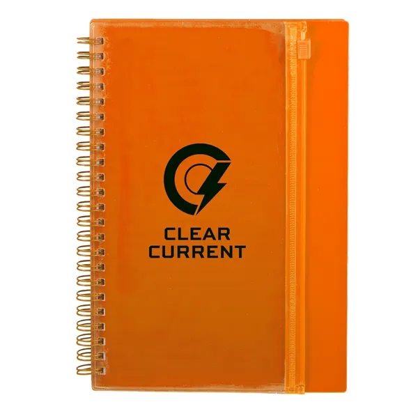 5.5" x 8.5" Spiral Notebook with Clear Pocket - 5.5" x 8.5" Spiral Notebook with Clear Pocket - Image 12 of 29