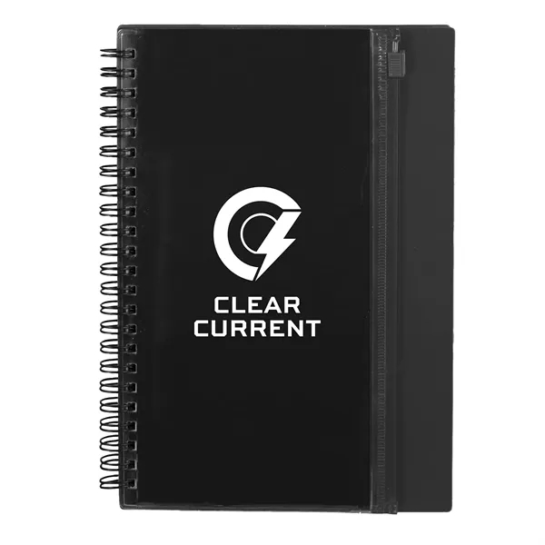 5.5" x 8.5" Spiral Notebook with Clear Pocket - 5.5" x 8.5" Spiral Notebook with Clear Pocket - Image 0 of 29