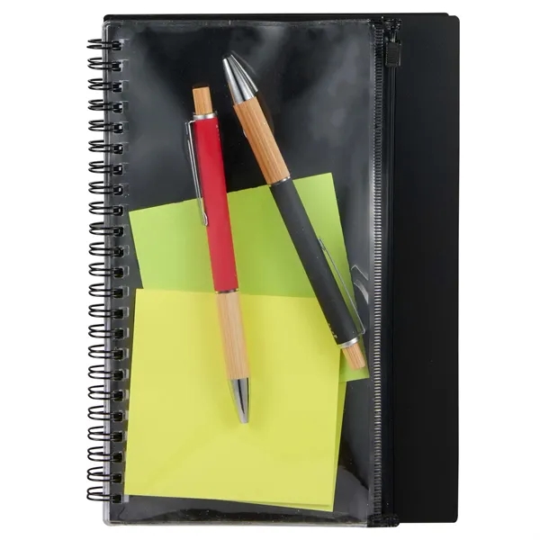 5.5" x 8.5" Spiral Notebook with Clear Pocket - 5.5" x 8.5" Spiral Notebook with Clear Pocket - Image 4 of 29