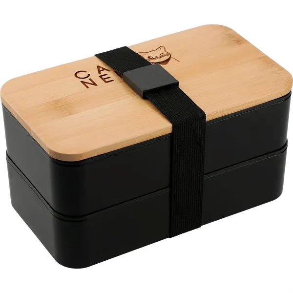 Stackable Bamboo Fiber Bento Box - Stackable Bamboo Fiber Bento Box - Image 10 of 17