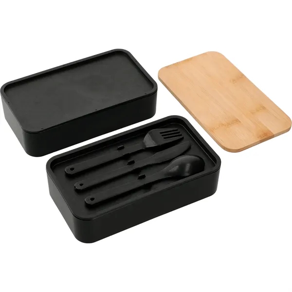 Stackable Bamboo Fiber Bento Box - Stackable Bamboo Fiber Bento Box - Image 14 of 17