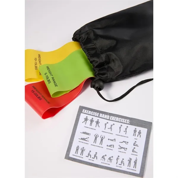 3-Piece Resistance Band Set - 3-Piece Resistance Band Set - Image 2 of 4