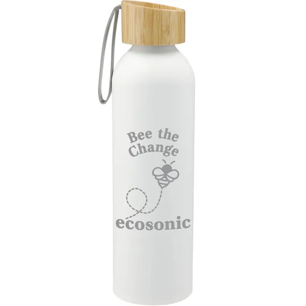 Ryze Aluminum Bottle 22 oz w/ FSC® 100% Bamboo Lid - Ryze Aluminum Bottle 22 oz w/ FSC® 100% Bamboo Lid - Image 1 of 11