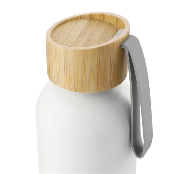 Ryze Aluminum Bottle 22 oz w/ FSC® 100% Bamboo Lid - Ryze Aluminum Bottle 22 oz w/ FSC® 100% Bamboo Lid - Image 4 of 11