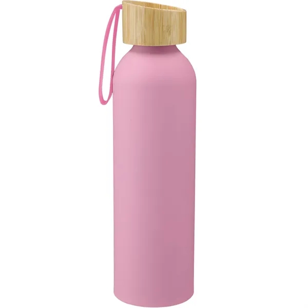 Ryze Aluminum Bottle 22 oz w/ FSC® 100% Bamboo Lid - Ryze Aluminum Bottle 22 oz w/ FSC® 100% Bamboo Lid - Image 6 of 11
