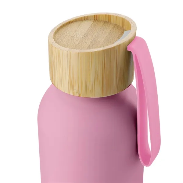 Ryze Aluminum Bottle 22 oz w/ FSC® 100% Bamboo Lid - Ryze Aluminum Bottle 22 oz w/ FSC® 100% Bamboo Lid - Image 7 of 11