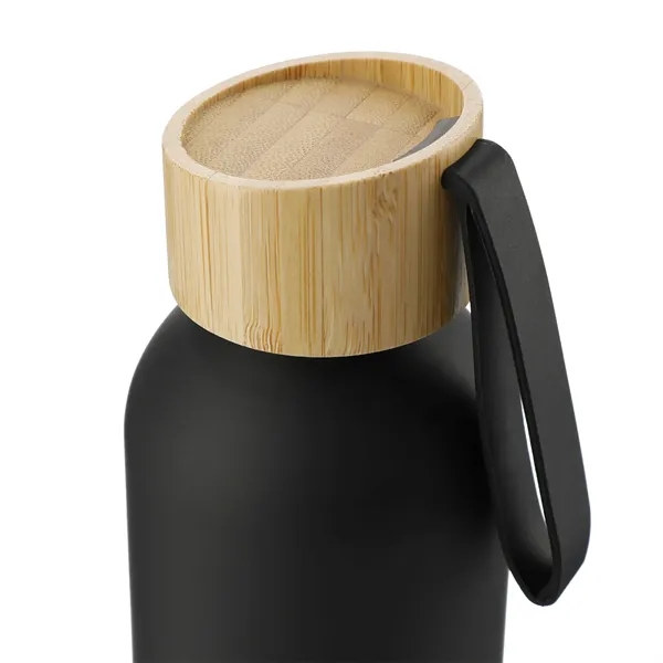 Ryze Aluminum Bottle 22 oz w/ FSC® 100% Bamboo Lid - Ryze Aluminum Bottle 22 oz w/ FSC® 100% Bamboo Lid - Image 10 of 11