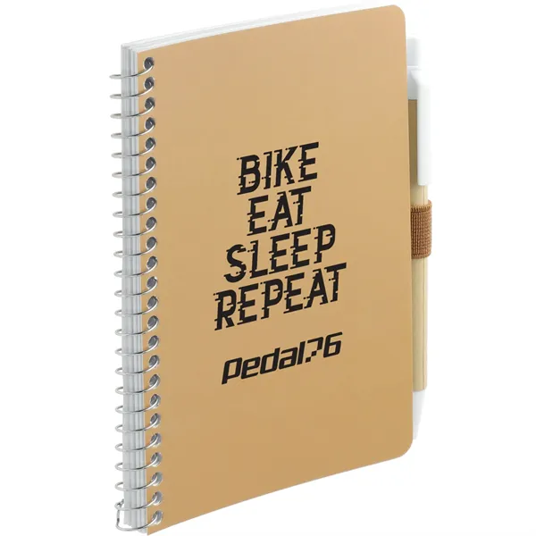 FSC® Mix 4" x 6" Pocket Spiral Notebook with Pen - FSC® Mix 4" x 6" Pocket Spiral Notebook with Pen - Image 1 of 27