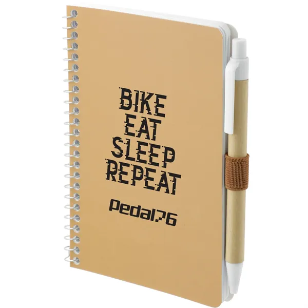 FSC® Mix 4" x 6" Pocket Spiral Notebook with Pen - FSC® Mix 4" x 6" Pocket Spiral Notebook with Pen - Image 2 of 27