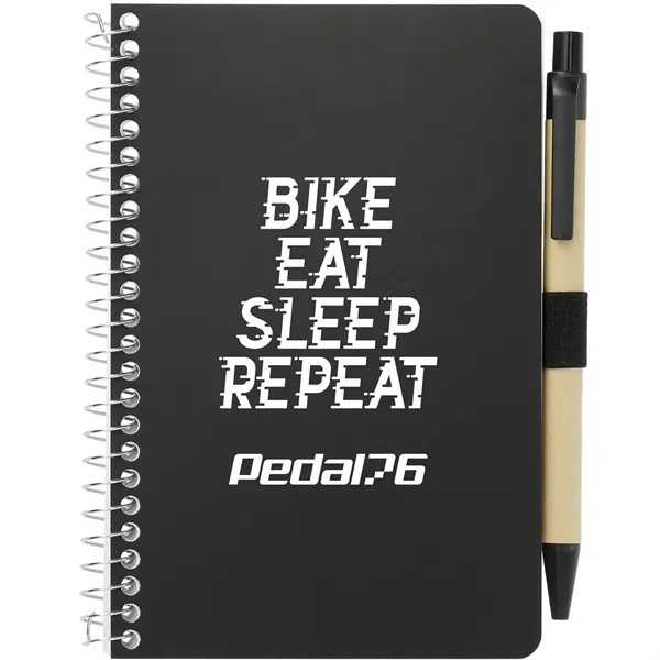 FSC® Mix 4" x 6" Pocket Spiral Notebook with Pen - FSC® Mix 4" x 6" Pocket Spiral Notebook with Pen - Image 7 of 27
