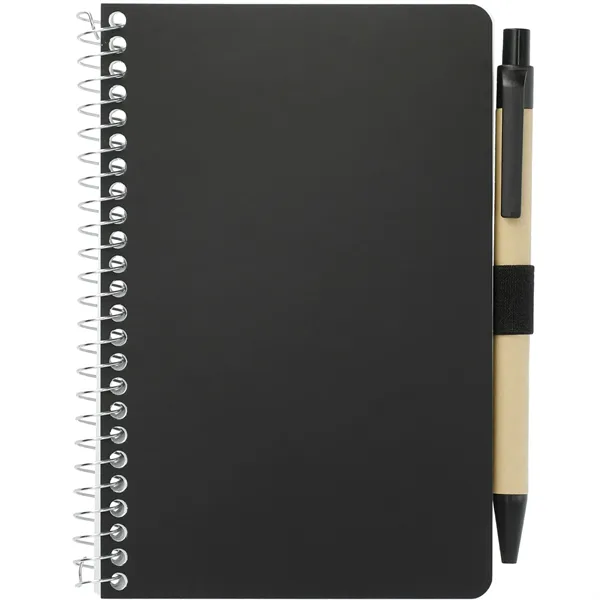 FSC® Mix 4" x 6" Pocket Spiral Notebook with Pen - FSC® Mix 4" x 6" Pocket Spiral Notebook with Pen - Image 10 of 27
